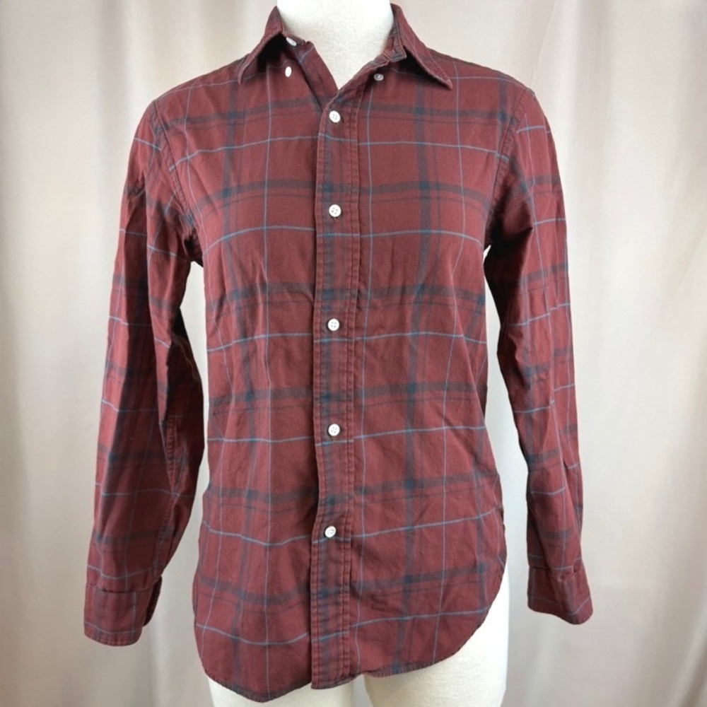 Vintage |Ralph Lauren|Womens (S/M) 90s Plaid Button Down Cotton Fall Boho Preppy